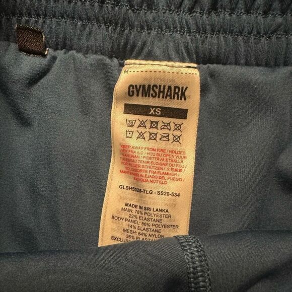 Gymshark athletic shorts xs blue lined - Picture 3 of 10